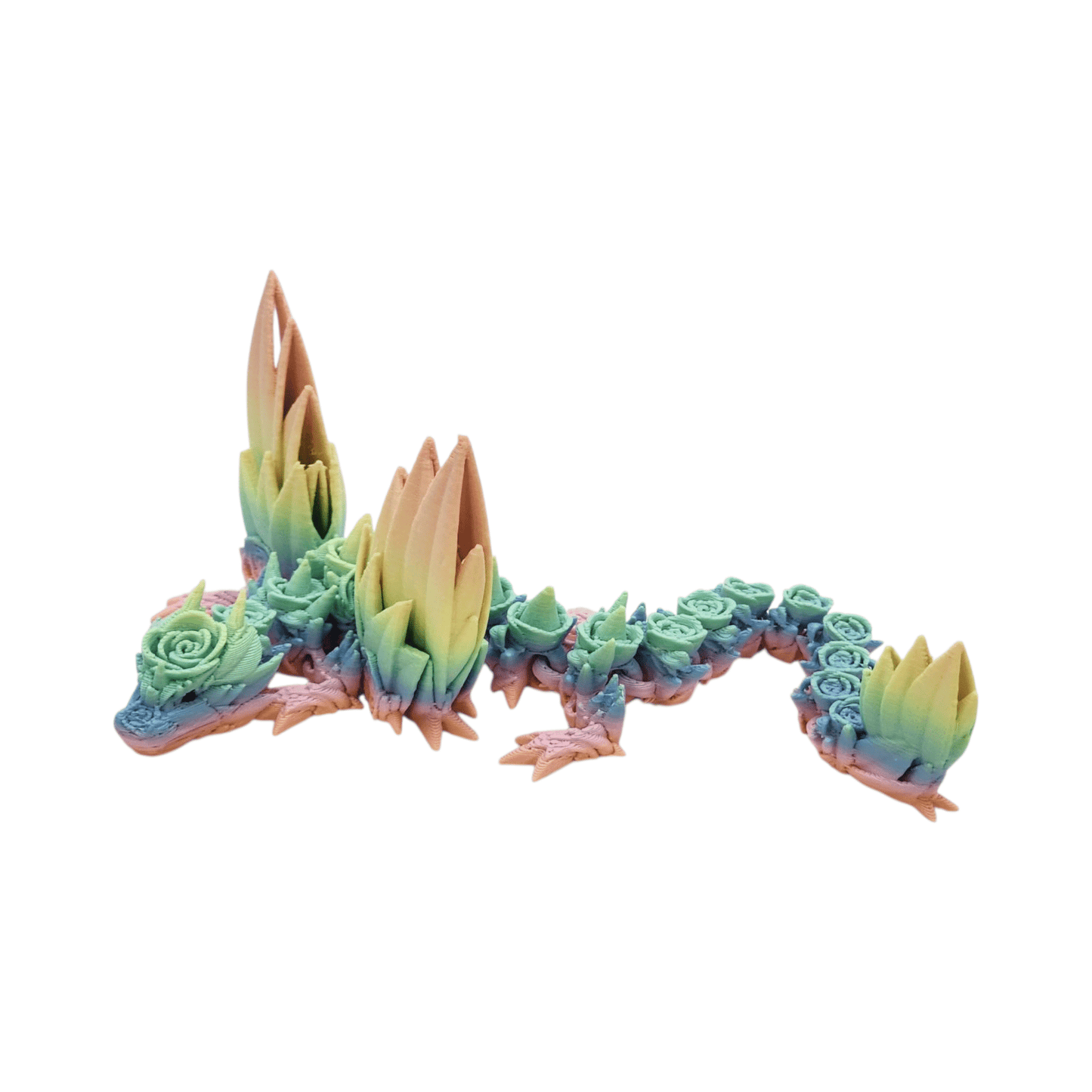 Winged Rose Dragon - Printed Dreams -