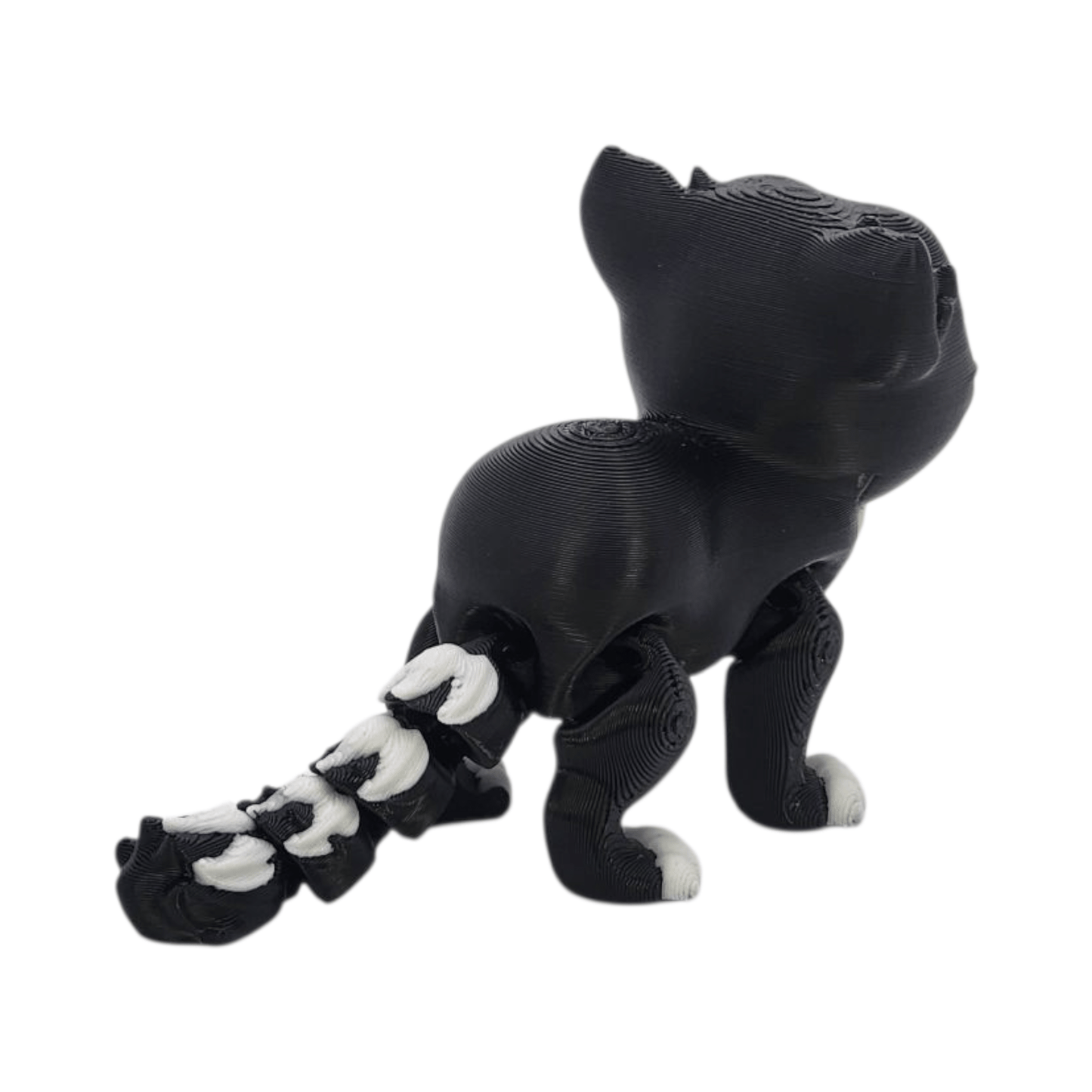 Kitten Figurine | Flexi Fidget - Felicity the Kitten | 3D Printed Collectible - Printed Dreams - 
