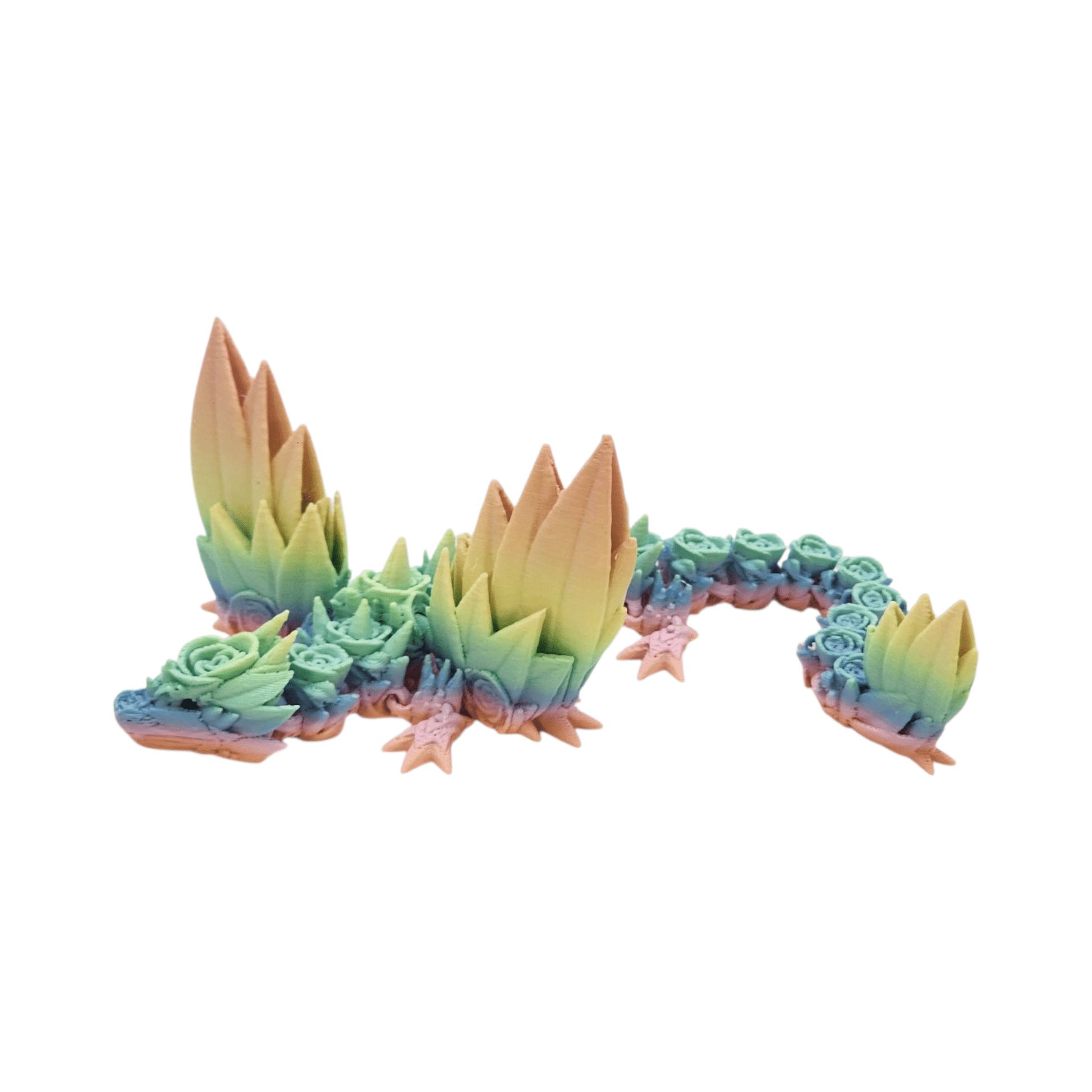 Winged Rose Dragon - Printed Dreams - 