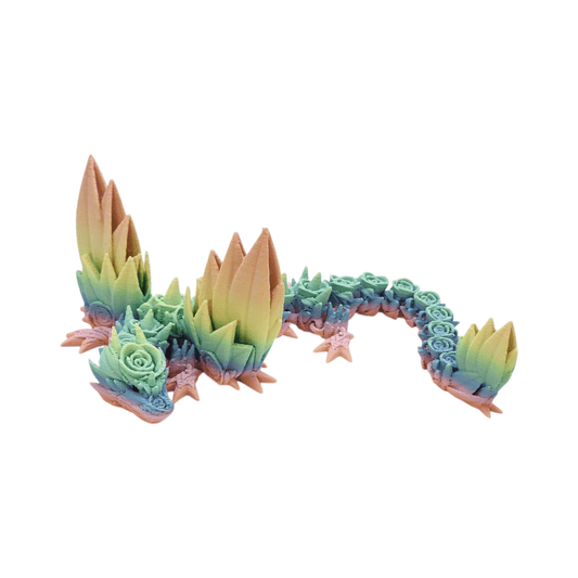 Winged Rose Dragon - Printed Dreams - 